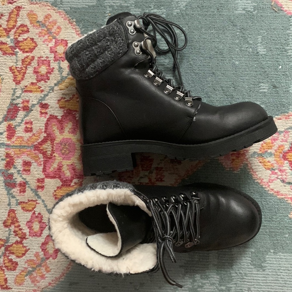 Black boots